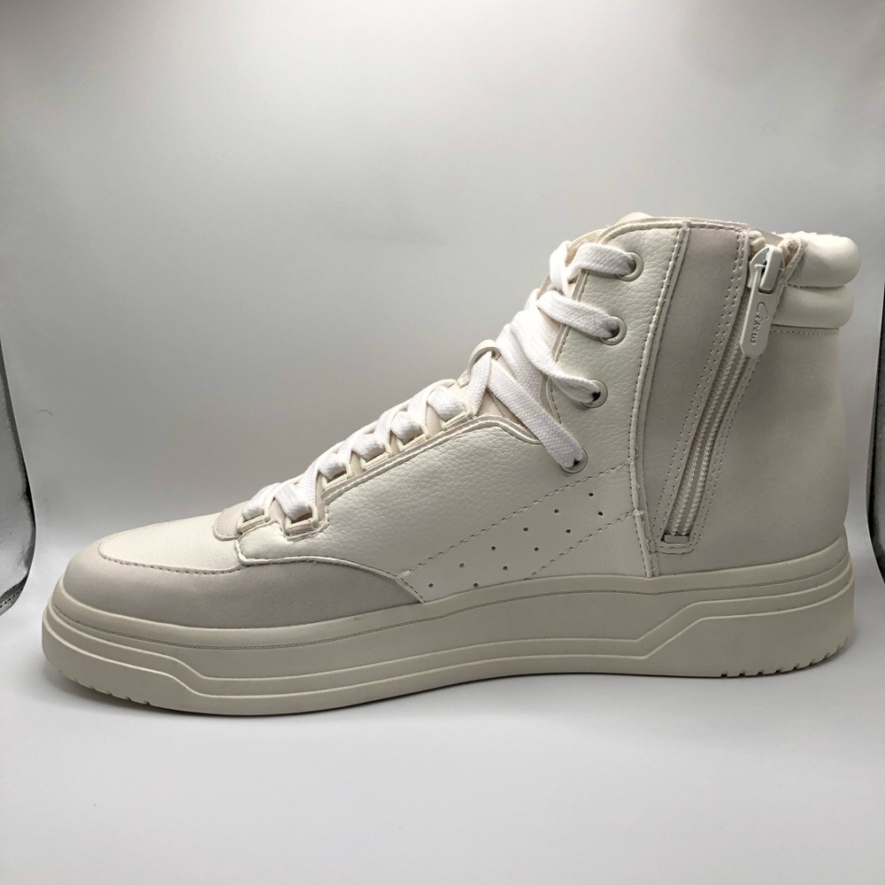Circus NY Sam Edelman Irving White Lace Up Zipper High Top Sneaker Size 9.5 NWT - Picture 7 of 14